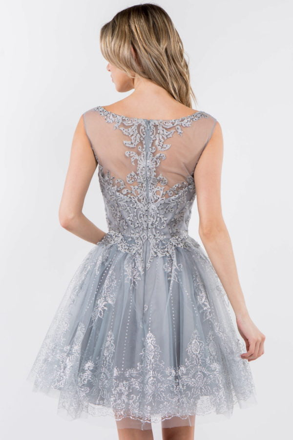 Gray dama dresses clearance